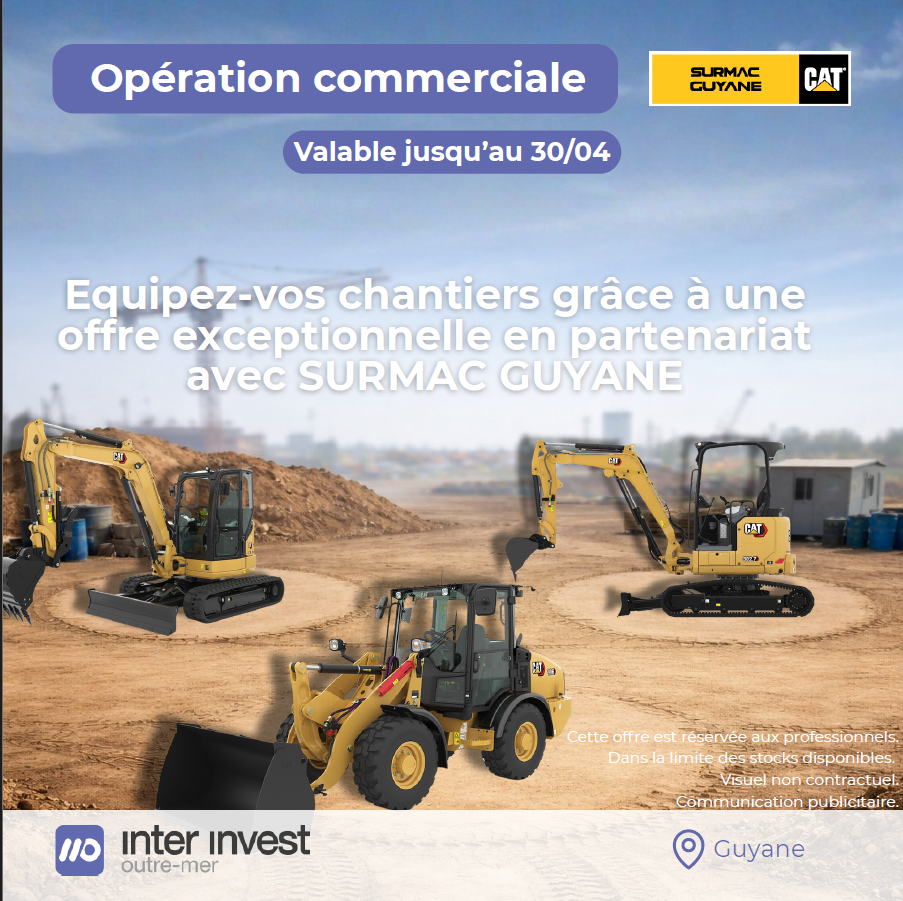 Offre commerciale – Financement Caterpillar avec défiscalisation